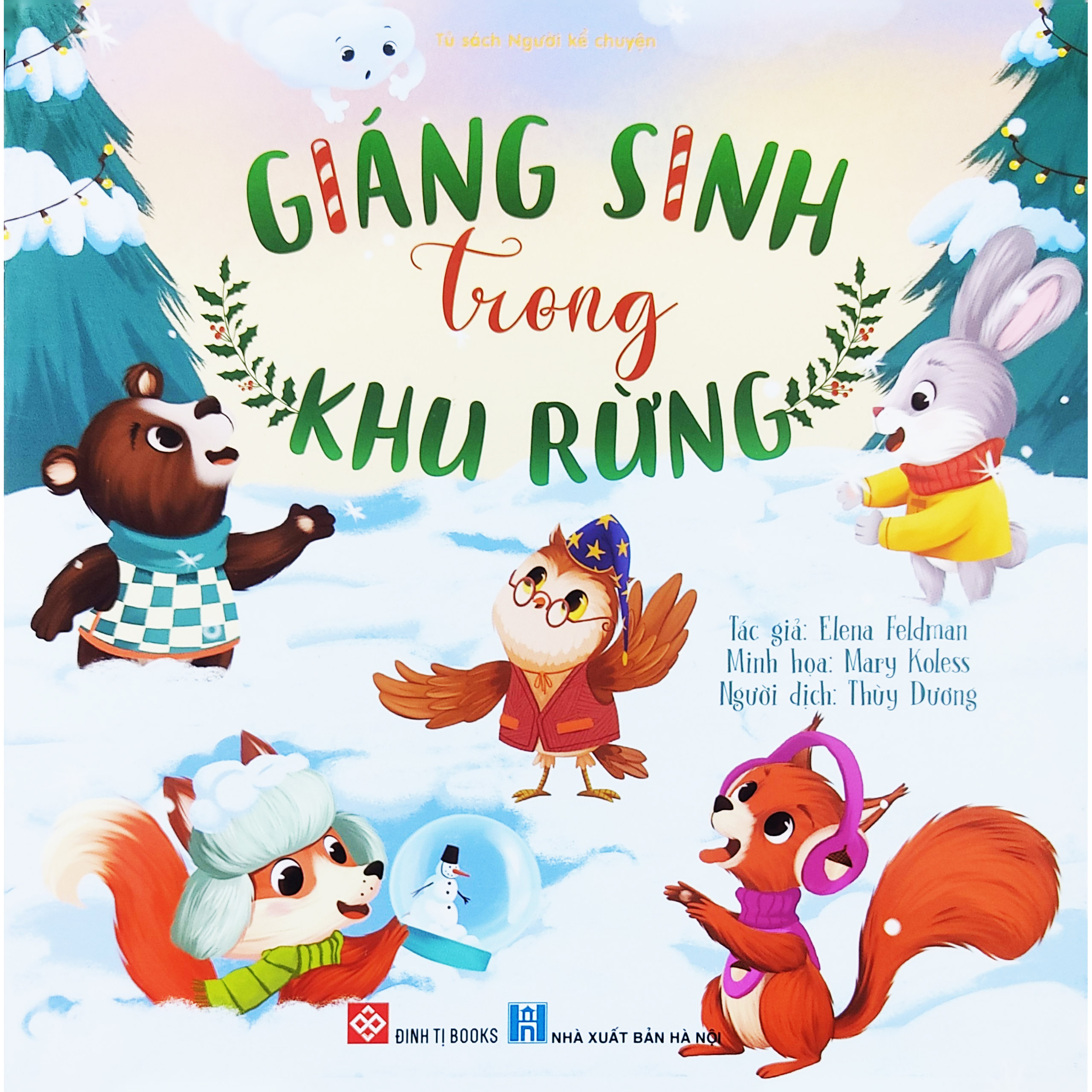Sách - Giáng sinh trong khu rừng - Dành cho bé từ 3 đến 9 tuổi