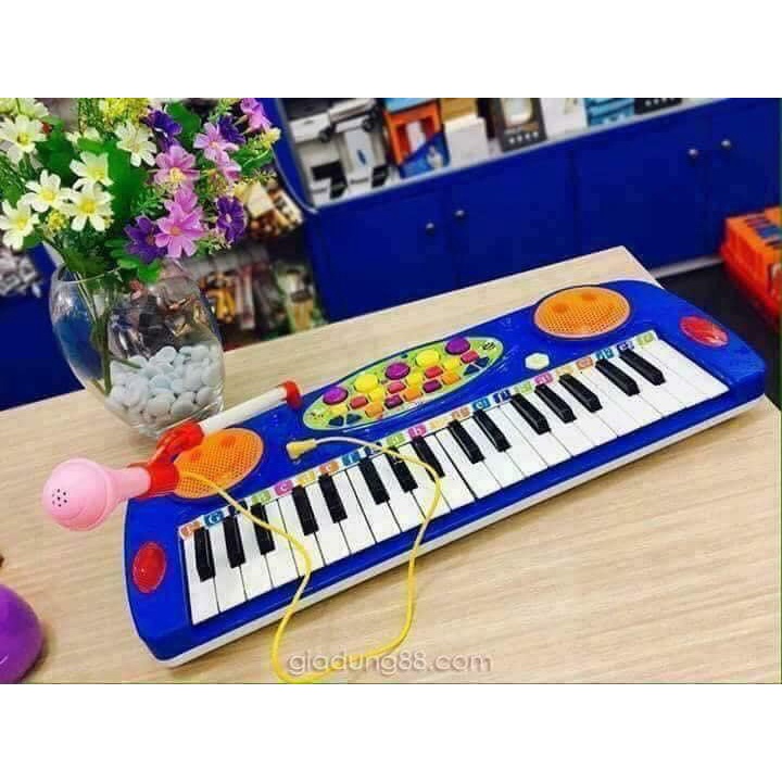 Đàn organ kèm mic cho bé cho bé ca hát vui nghịch