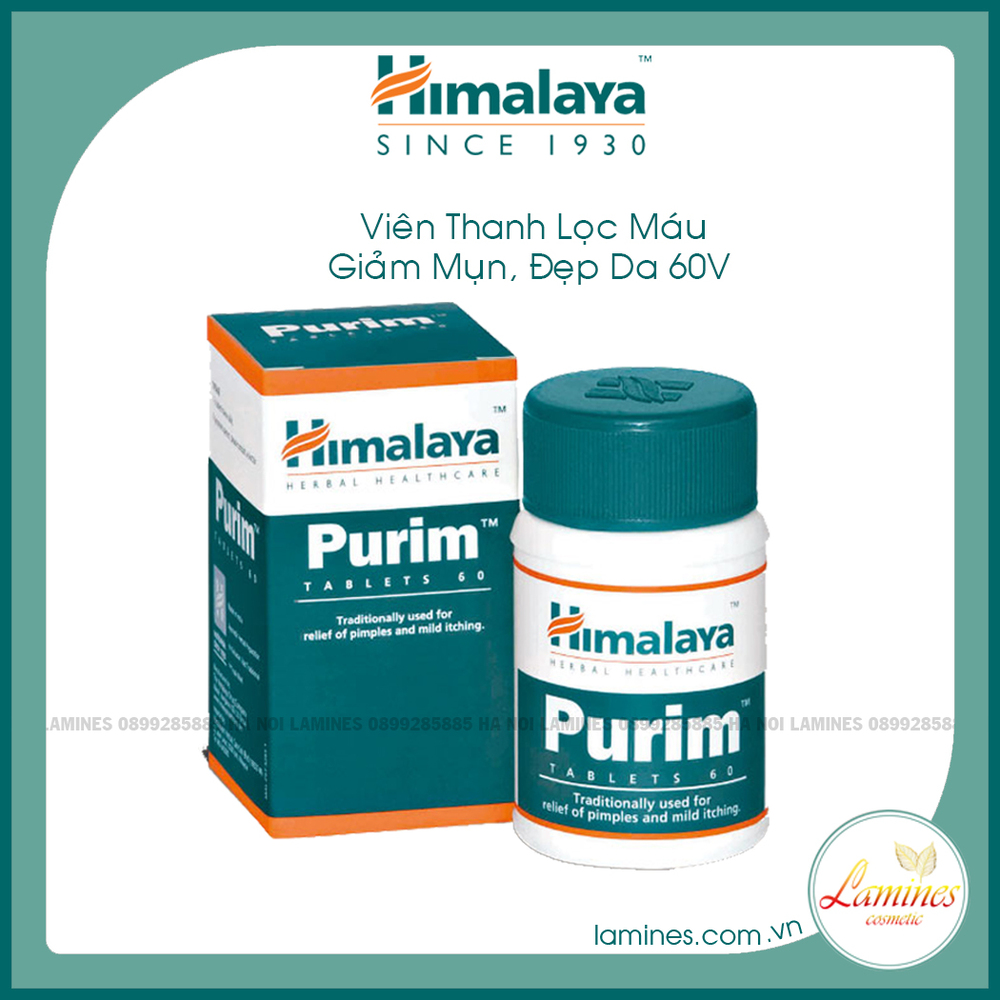 Himalaya Purim - Detox Thanh Lọc toàn Bộ Cơ Thể Tablets 60 Viên