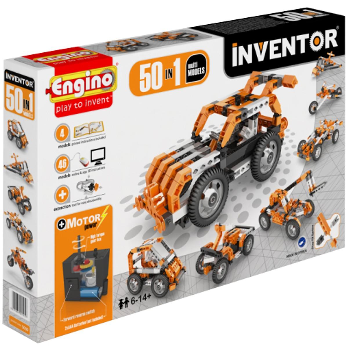 Mô Hình Engino Inventor - Đặc Vụ M50 5030 (29 x 46 x 5.9cm)
