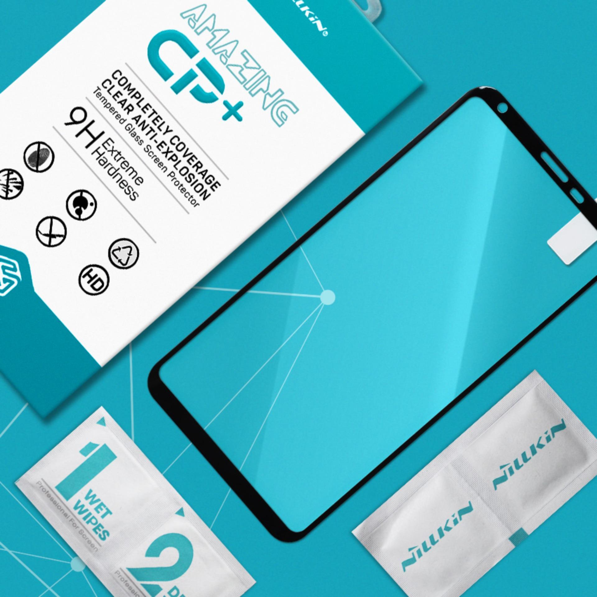 Kính cường lực cho LG V30 Full LCD hiệu Nillkin (Đen)