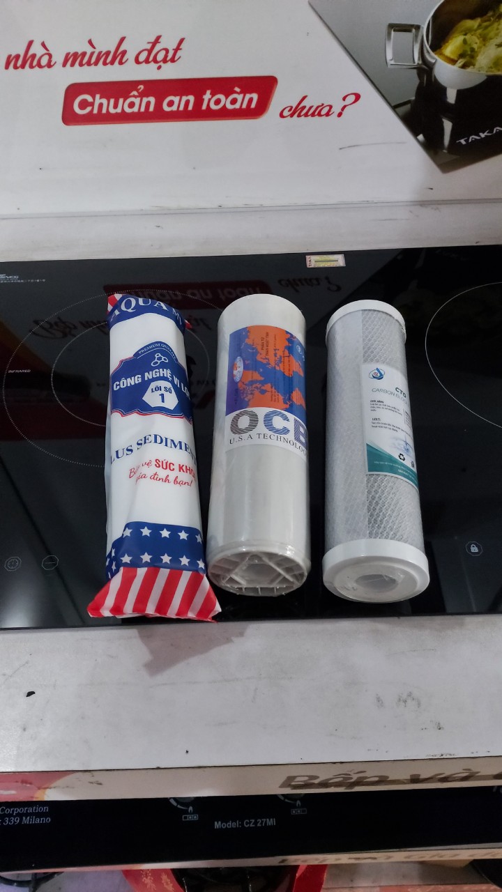 Combo Bộ 3 Lõi Lọc Nước Số 1  2  3