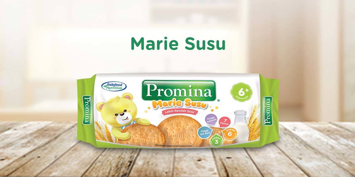 Bánh quy ăn dặm Promina Marie Susu 150g vị sữa