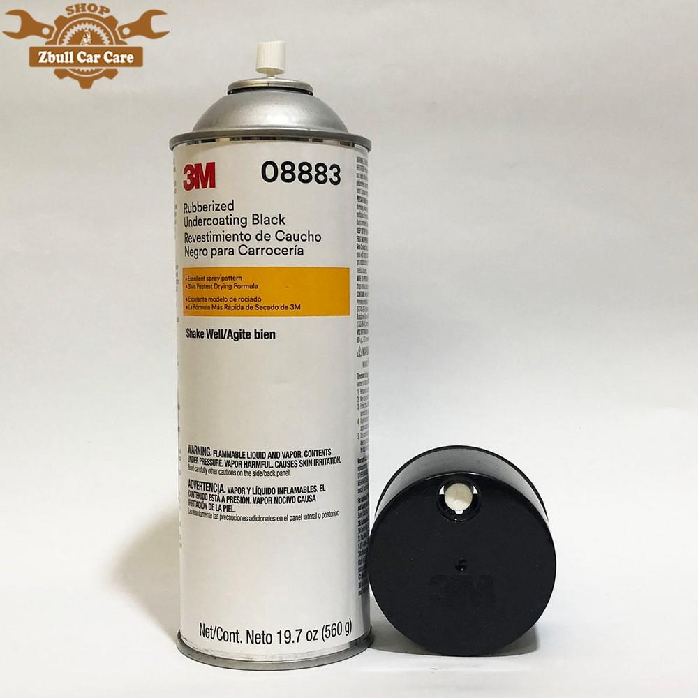 Chai Xịt Sơn Phủ Gầm Đen 3m 08883 Black 560g