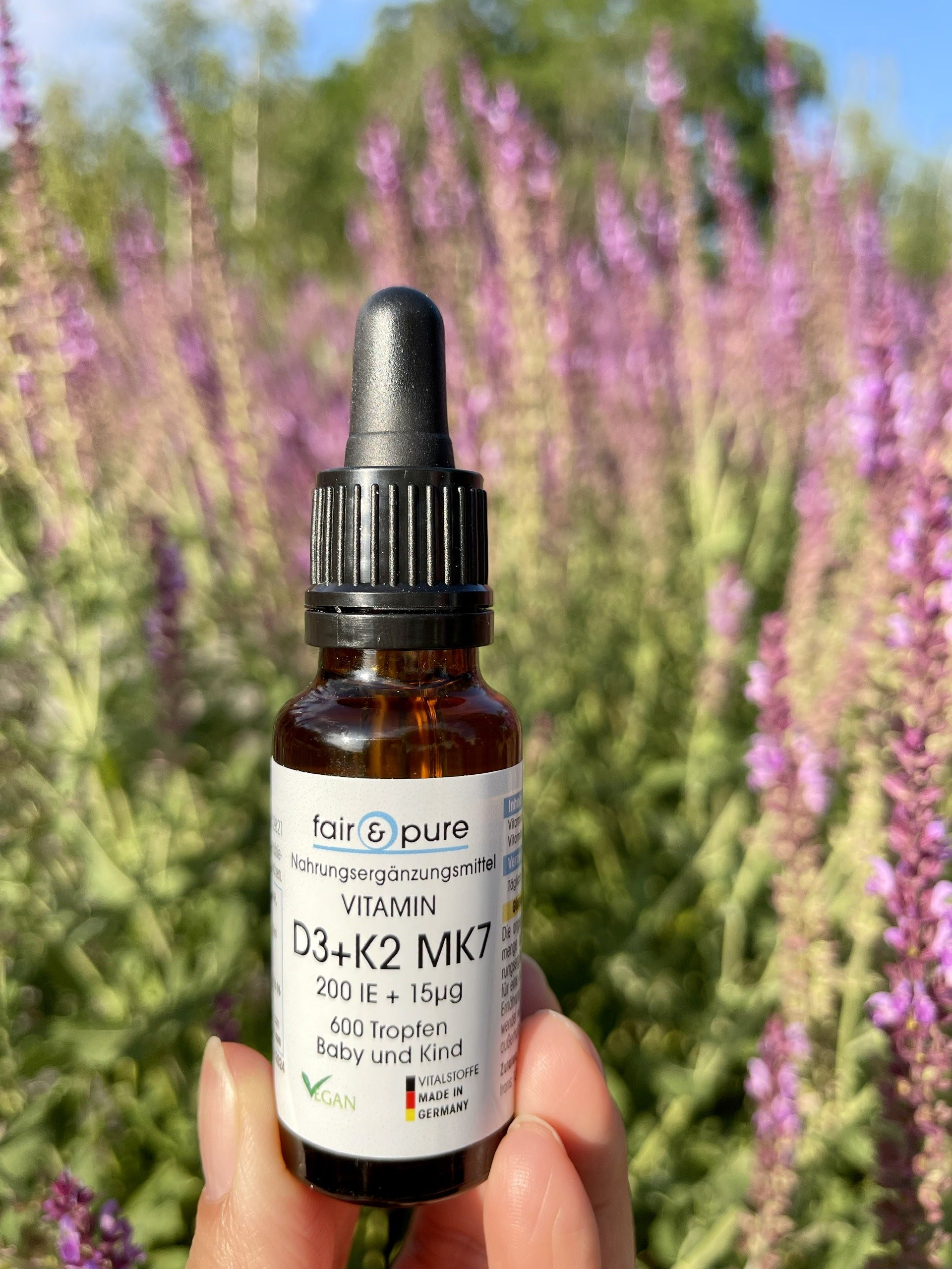 Vitamin D3 K2 MK7 Fair & Pure Đức