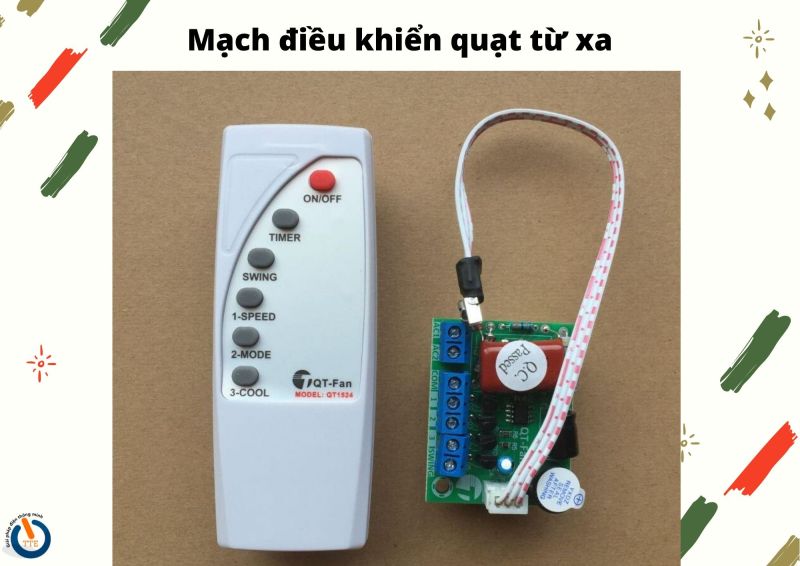 Mạch điều khiển quạt máy từ xa - thông minh tiện dụng - Hàng Việt Nam Mạch QT-311 Mạch AZ