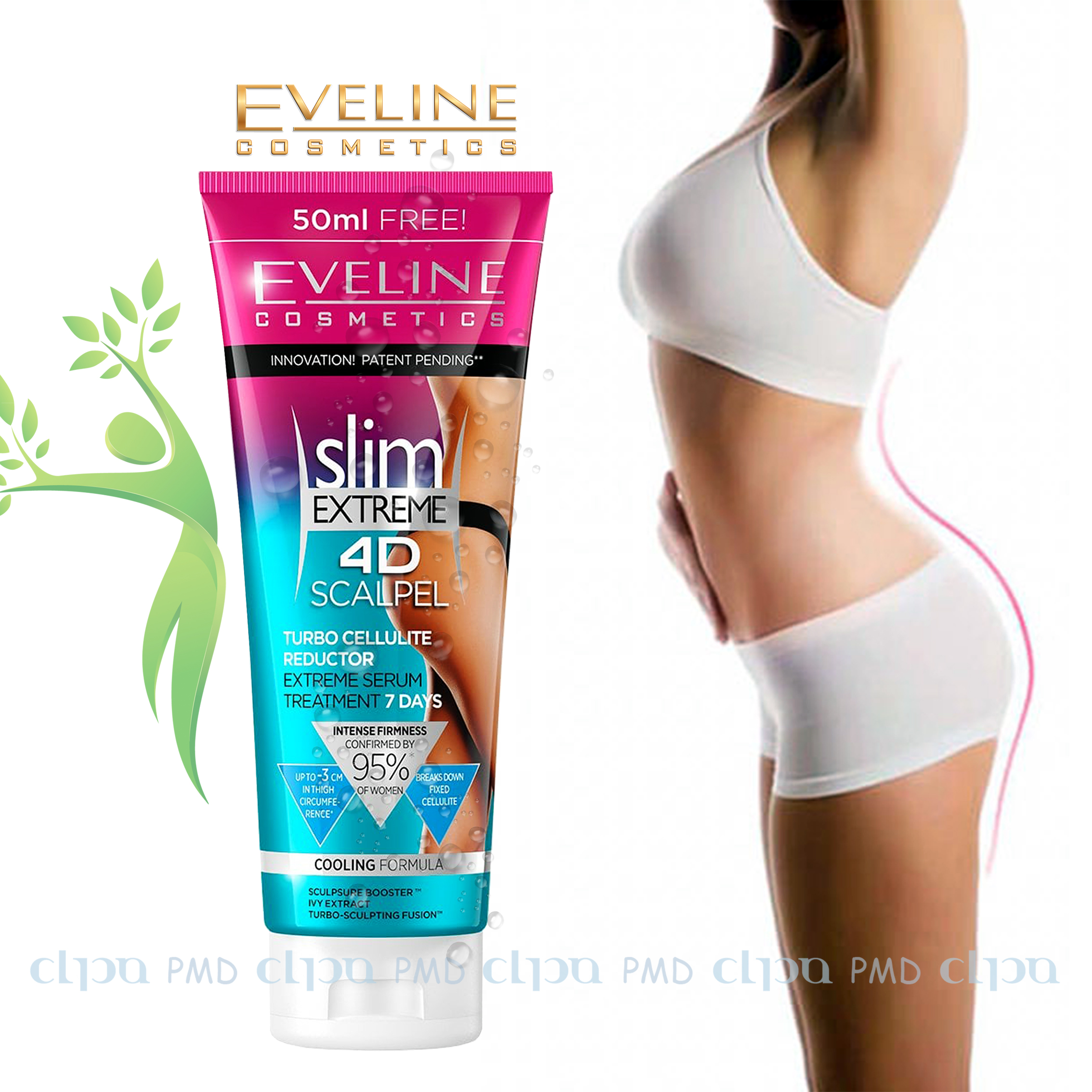 [HCM]Tinh chất đốt cháy tích tụ mỡ Slim Extreme 4D Eveline