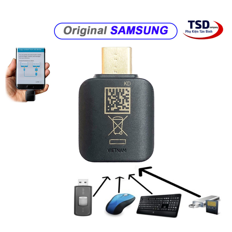 Bảng giá Đầu Chuyển OTG Type C Samsung Note 10, Dùng Được Cho Tất Cả Các Máy Dùng Cổng TypeC Phong Vũ