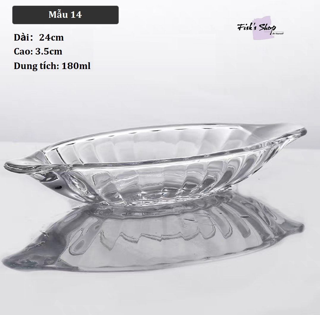 Ly thủy tinh đựng kem, sữa chua