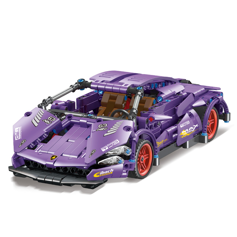 Mô Hình Lego Xe Đua Lamborghini Tím