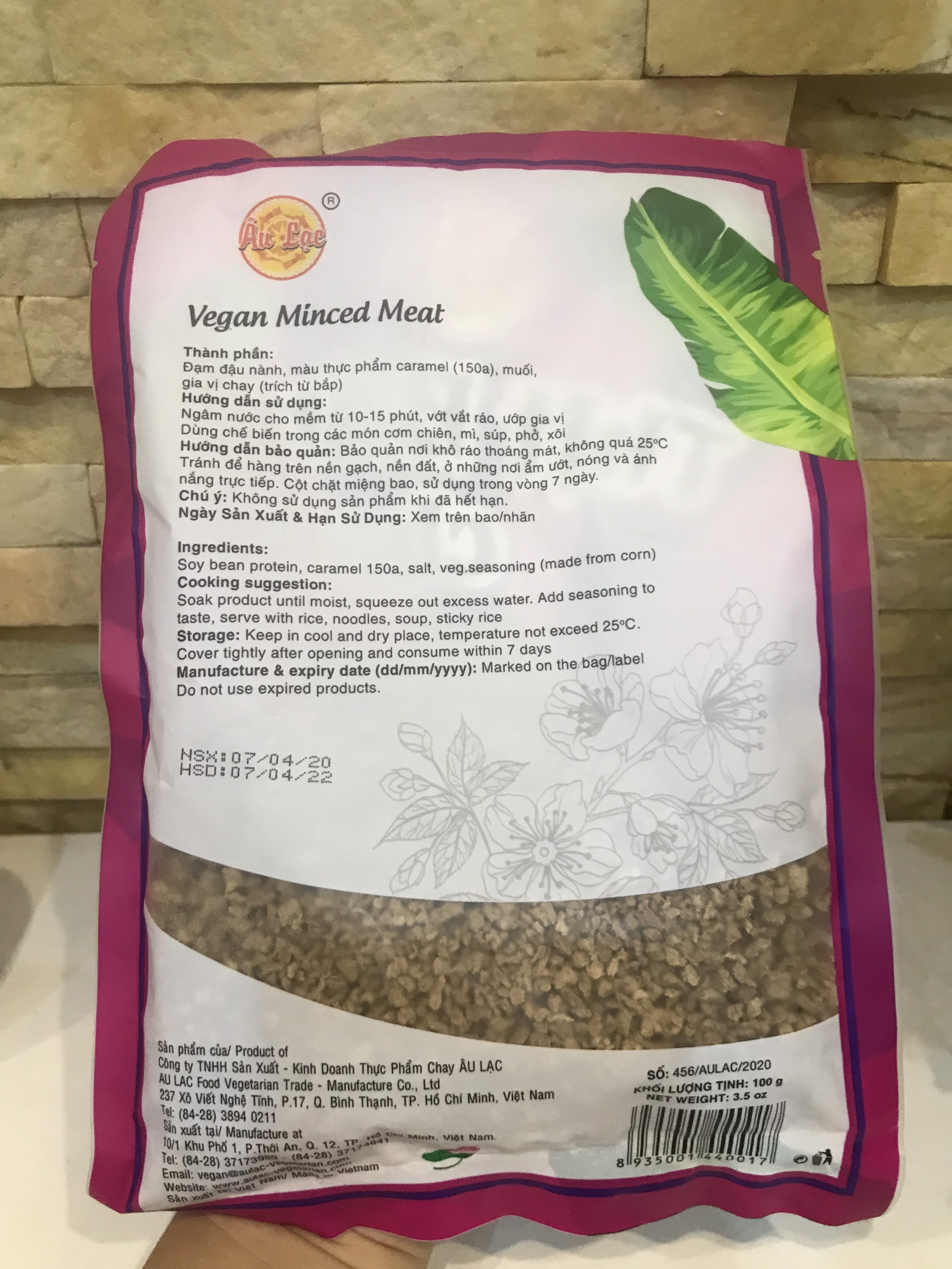 THỊT BẰM CHAY ÂU LẠC