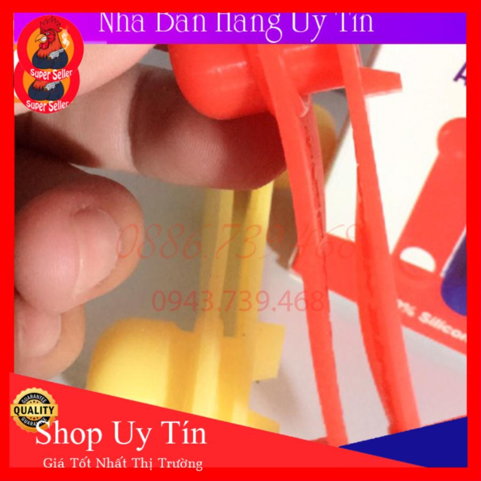 Bịt Cựa Silicon Cho Gà Nòi 1 Bộ Xổ 2 Con