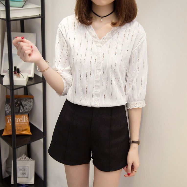 Áo Sơ mi nữ tay lỡ xinh xắn