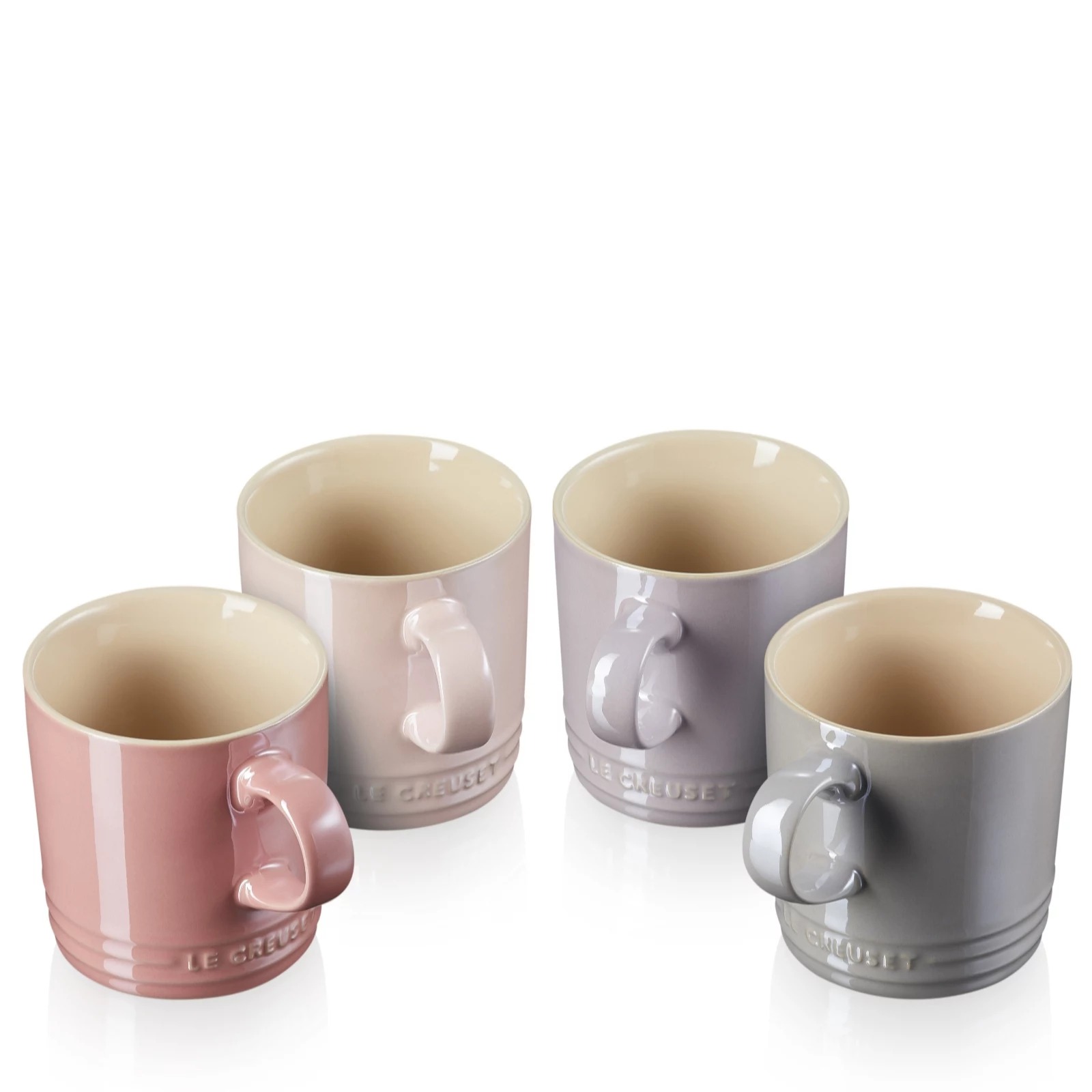 BỘ 4 CỐC SỨ LE CREUSET CALM COLLECTION, 350ML