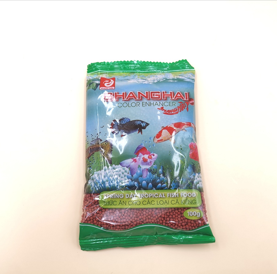 Cám Shanghai hạt nhỏ dành cho cá (gói 100g)