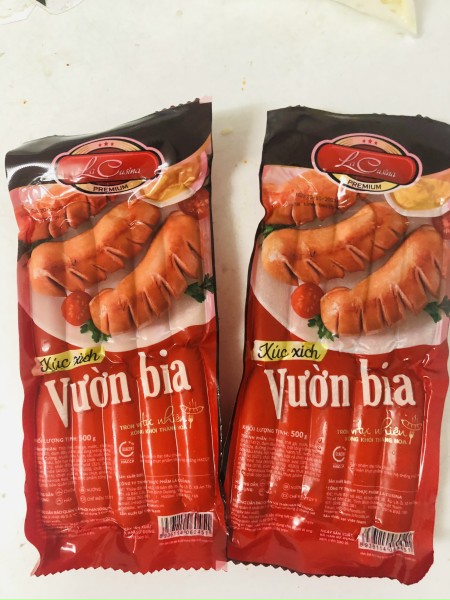 Xúc xích VB Lacusina gói 500g