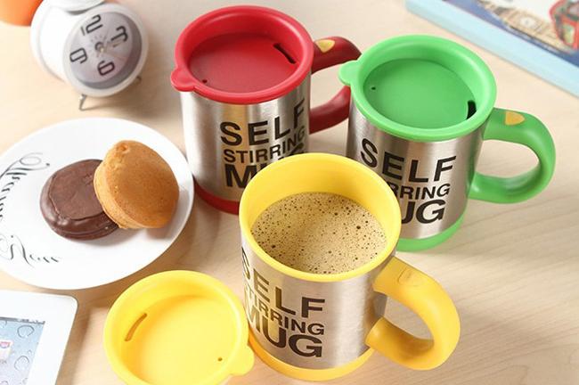 Cốc cafe - Cốc Tự Khuấy Mug Không Cần Dùng Thìa