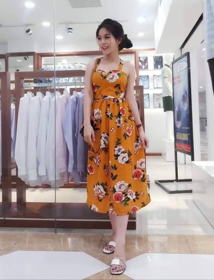 MAXI ĐAN HOA DÂY SIÊU ĐẸP 2019
