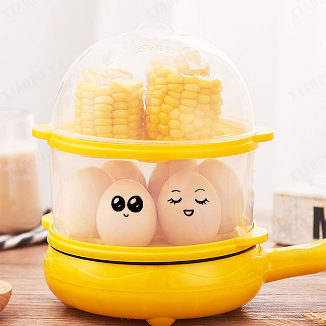 Compact Electric Egg Cooker for Steaming Boiling and Frying  Ideal for Breakfast