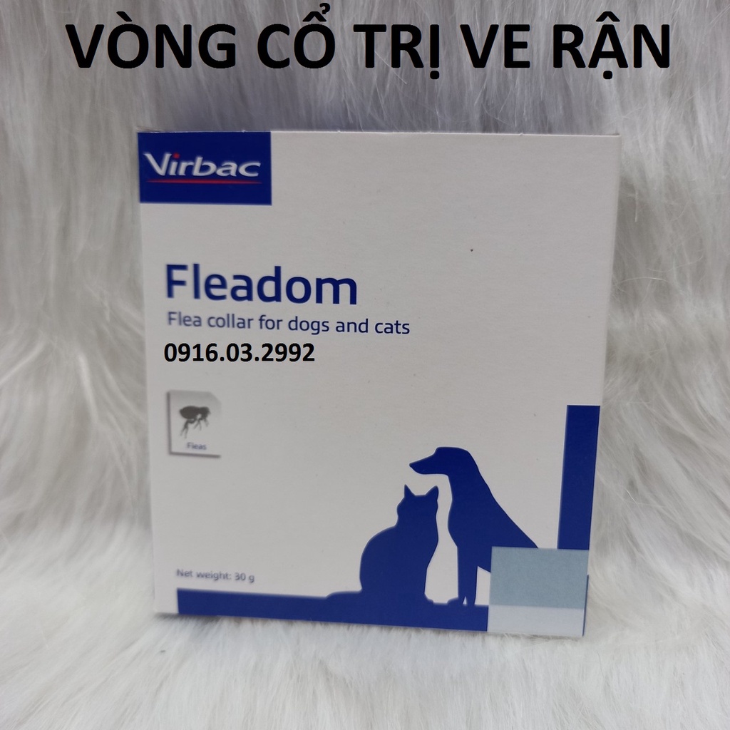 Vòng  ve rận chó mèo Fleadom Vibar