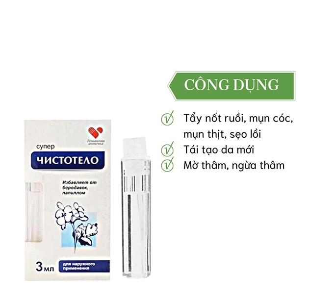 Gel tẩy nốt ruồi, mụn thịt , mụn cóc