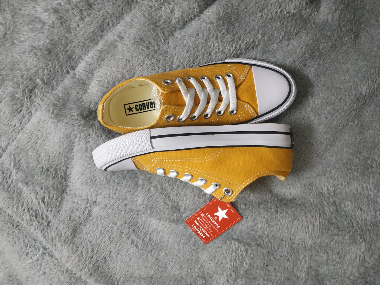 [GIẢM GIÁ GỐC + FULL BOX] Giày Converse 1970s Cổ thấp Vàng [HOT]