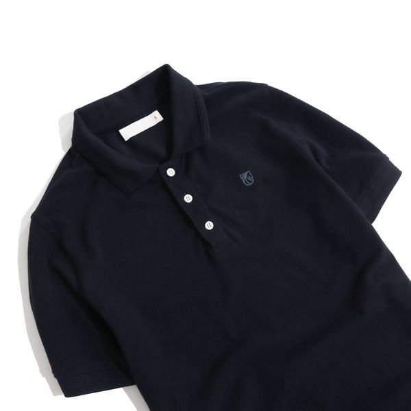 Áo Thun Nam Cao Cấp Polo Cổ Bẻ Xanh Đen Premium Navy Basic BY COTTON