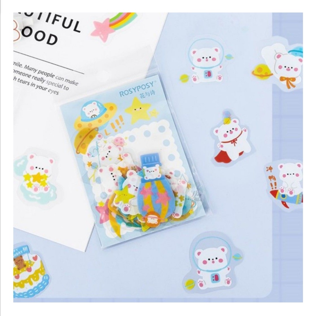 [HCM]GÓI STICKER ROSY POSY
