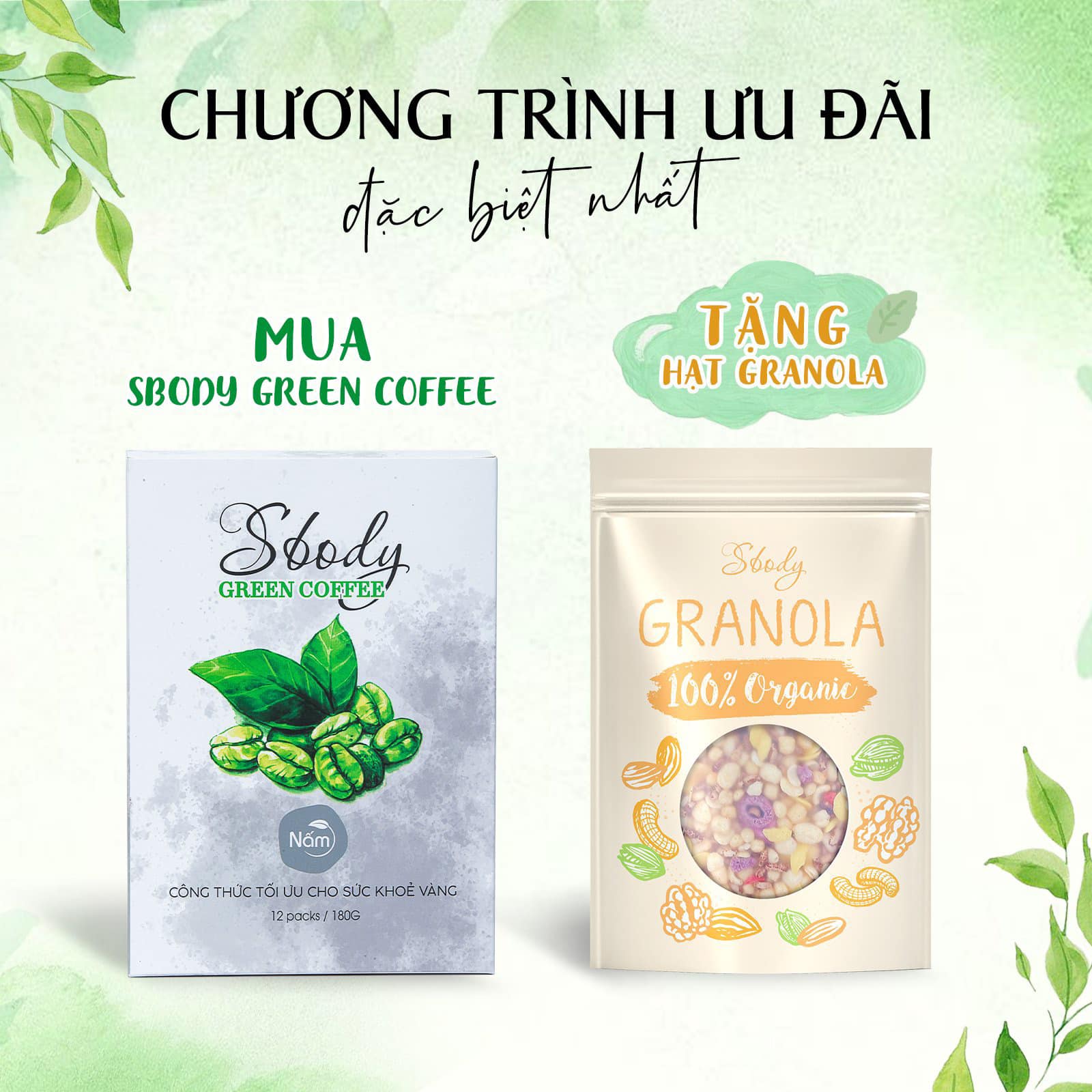 (Sẵn Hàng) Giảm cân Sbody Slim (Hộp 15 gói)