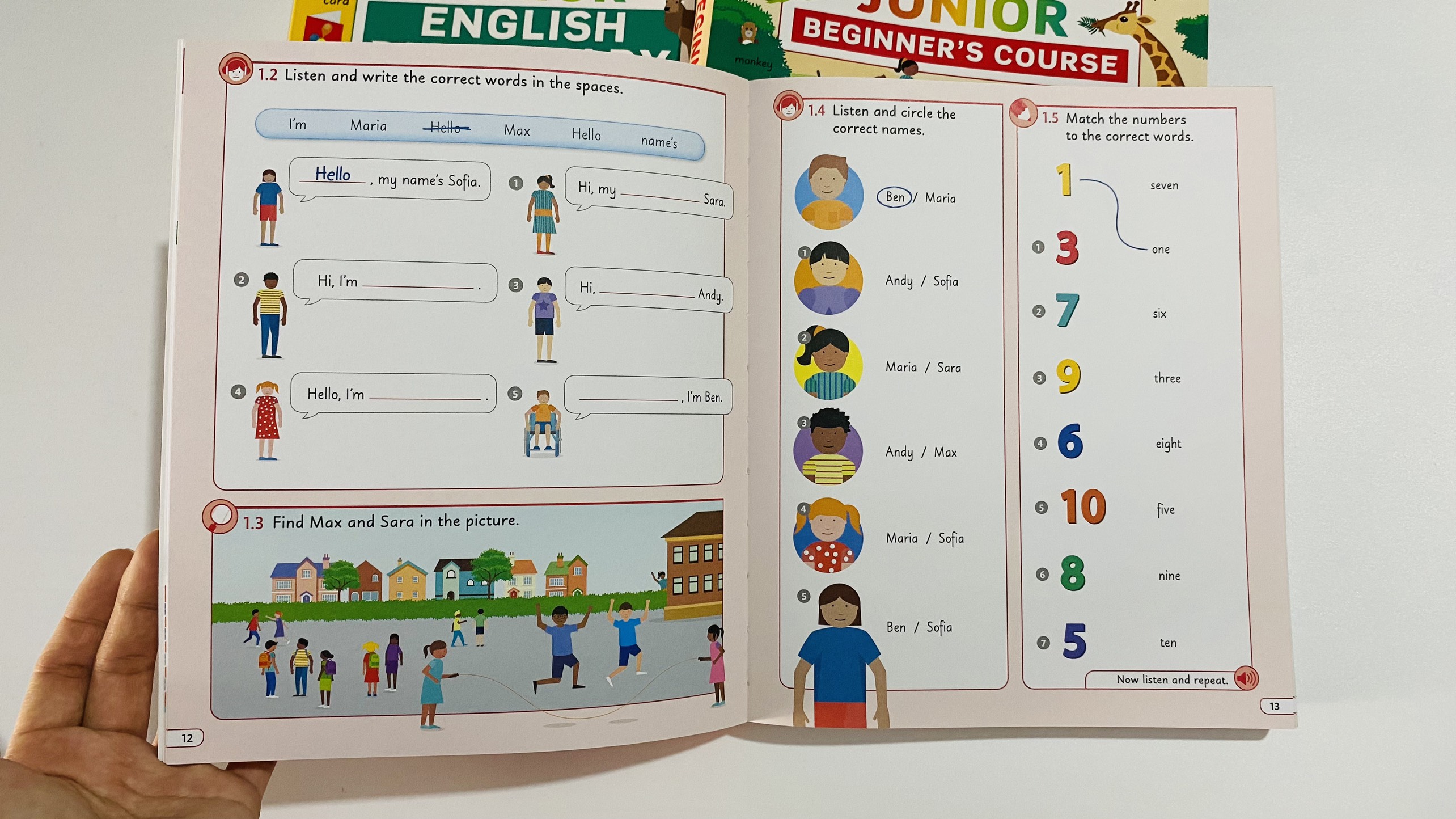English for Everyone Junior Beginner's Practice Book : Look, Listen, Learn, and Practise