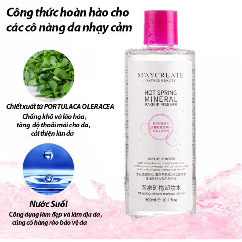 Nước tẩy trang MayCreate 300ml