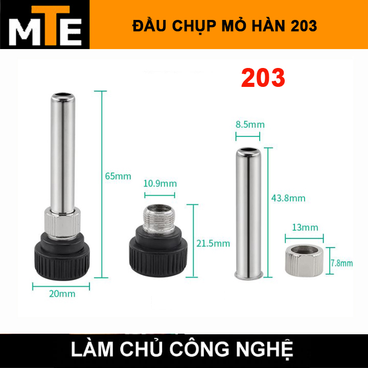 Đầu chụp mỏ hàn NO.907, 936, 203, 205