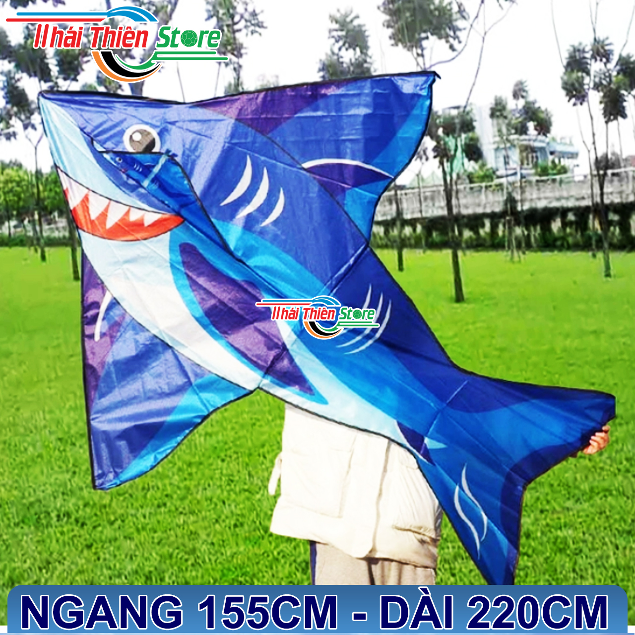 Diều Cá Mập 1m55 x 2m2