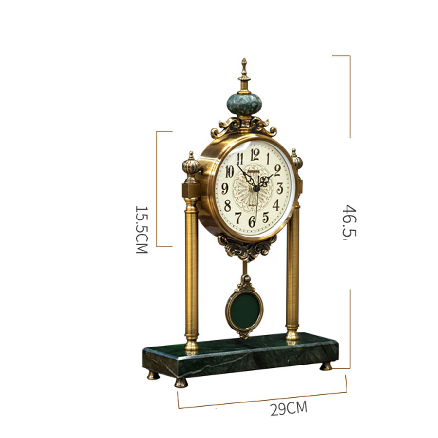 Đồng hồ để bàn decor trang trí phong cách Âu VV66