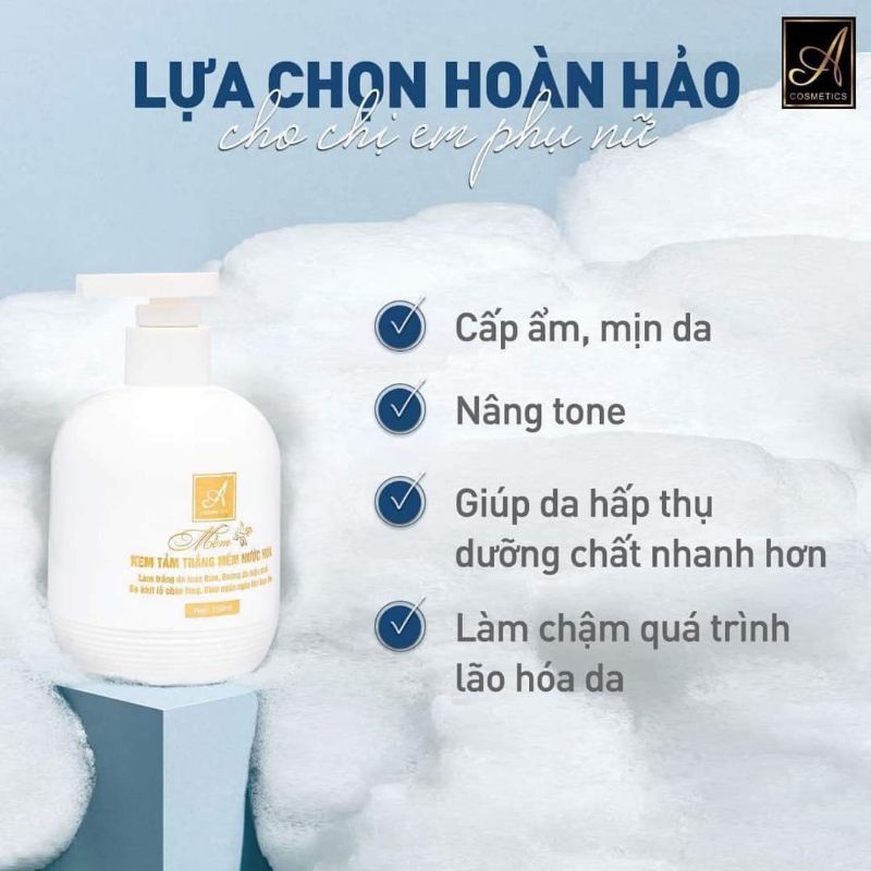 kem Tắm Trắng Mềm Nước Hoa Acosmetics