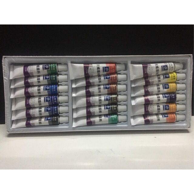 MÀU ACRYLIC DẠNG TUÝP 18 MÀU