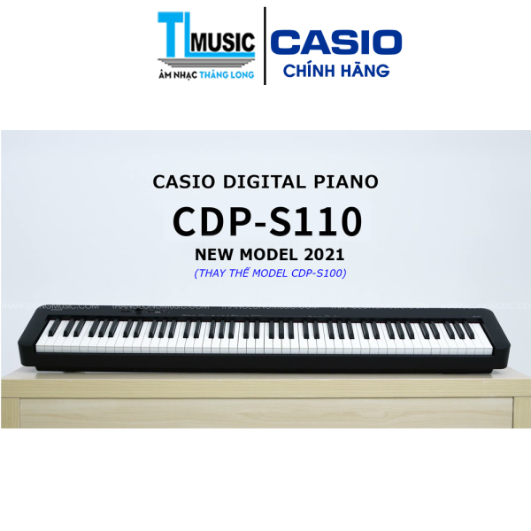 [Chính hãng] Đàn piano điện tử 88 phím Casio CDPS110 New Model 2021 - Casio Digital Piano CDP-S110 (phiên bản thay thế CDPS100)