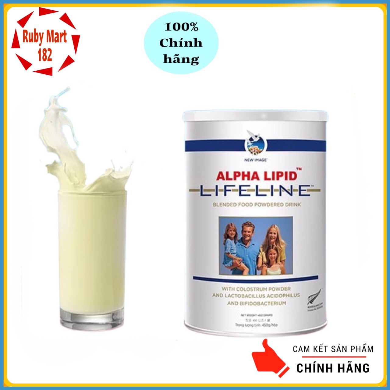 [Date 6.2025] Sữa Non Alpha Lipid Lon 450g