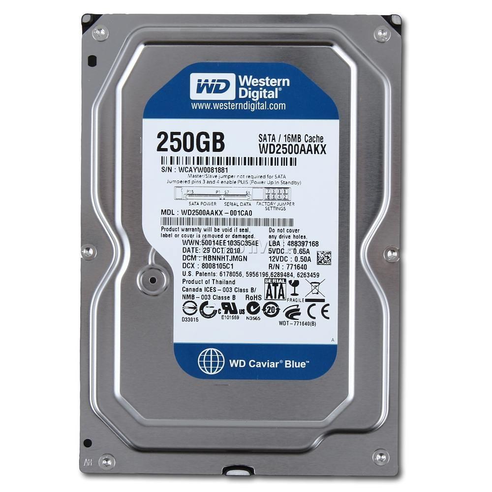 HDD Seagate, Western 250g SATA 3