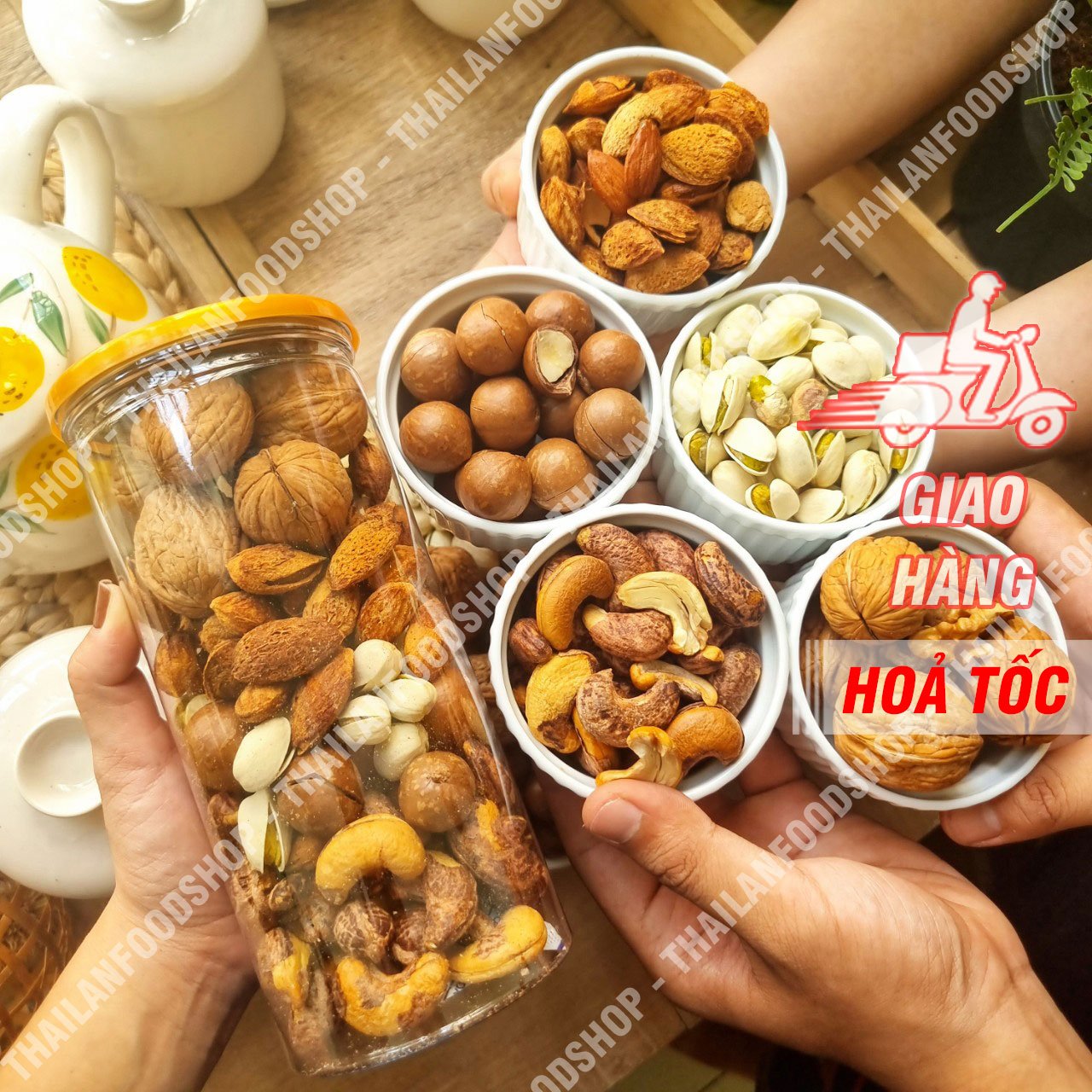Hạt Dinh Dưỡng Mix 5 Vị Lon-450gram