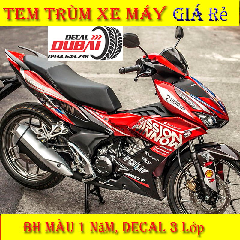 Tem Trùm Winner X Đỏ Mission Phong Cách