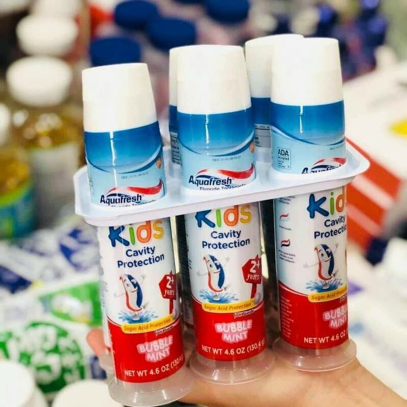 Kem đánh răng Aquafresh Kids Cavity Protection 130g