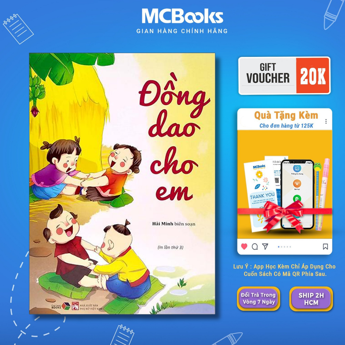 Sách - Sách thiếu nhi - Đồng dao cho em - McBooks