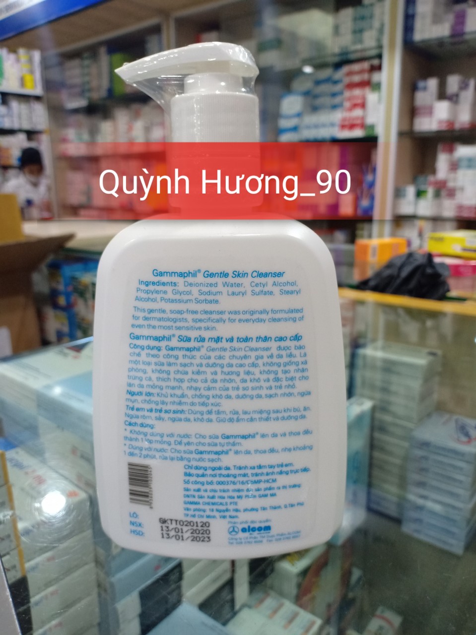 Sữa rửa mặt GAMMAPHIL 500ML danh cho da nhạy cảm ( Gamaphil )