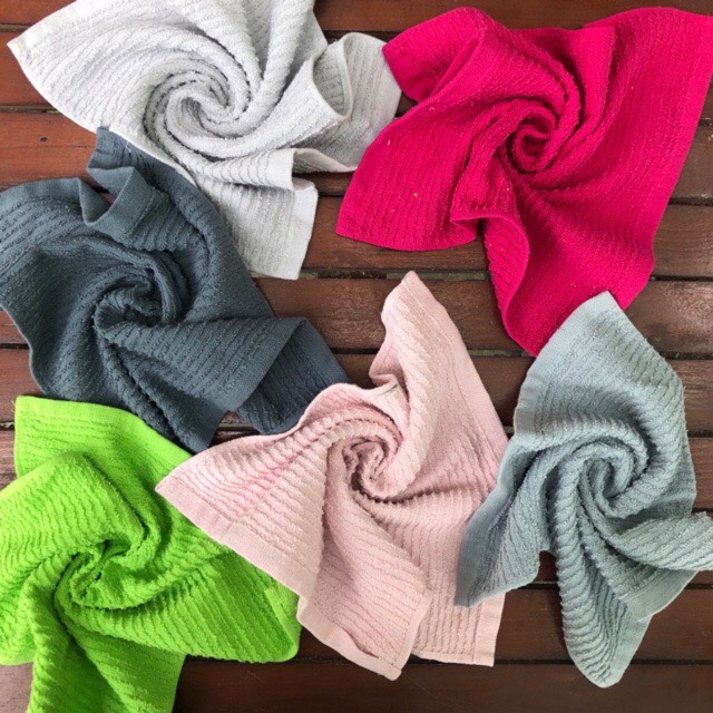 Set 3 khăn lau 100 % cotton 30x30cm