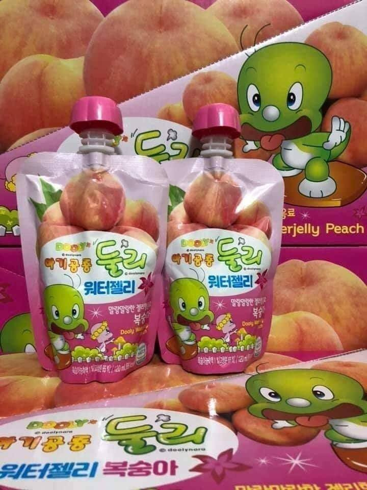 Thạch pudding, nước thạch, nước hồng sâm vị trái cây DOOLY Hàn Quốc