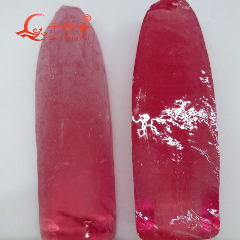 100g red corundum Rough raw material Synthetic ruby stone