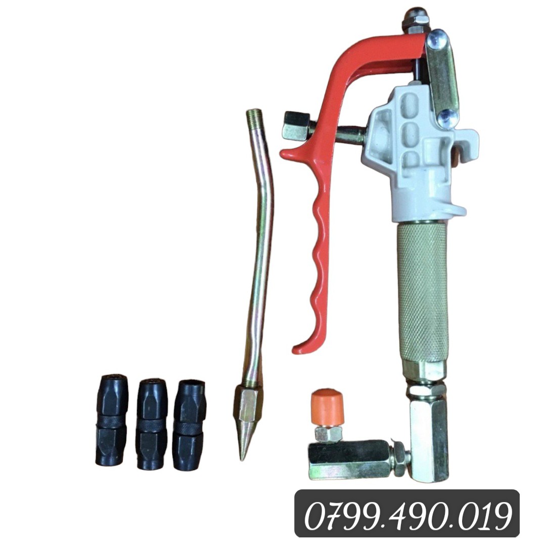 Tay bơm mỡ bò khí nén , bơm mỡ cho thùng bơm mỡ lớn