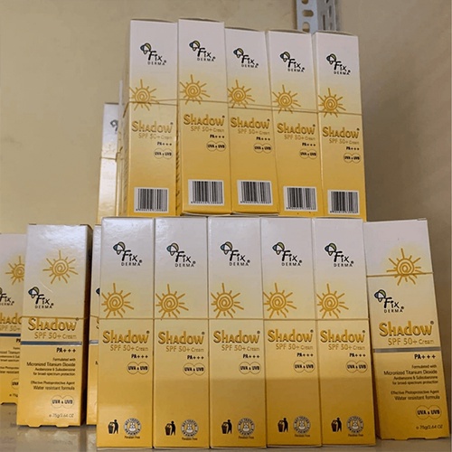 Kem chống nắng Fixderma Shadow SPF 30+ 50+ PA+ 75g.