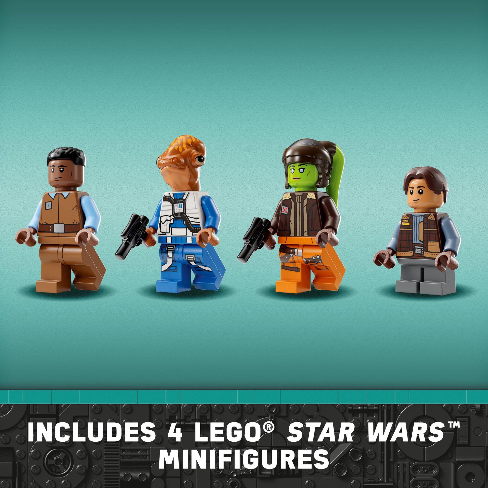 [ĐỘC QUYỀN LAZADA] LEGO STAR WARS 75357 Đồ chơi lắp ráp Tàu Vũ Trụ Ghost & Phantom II (1394 chi tiết)